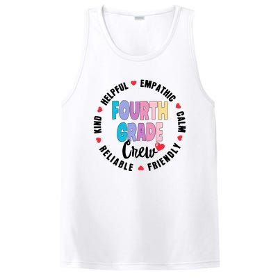 Matching 4Th Fourth Grade Crew Teacher Squad Back To School Gift PosiCharge Competitor Tank