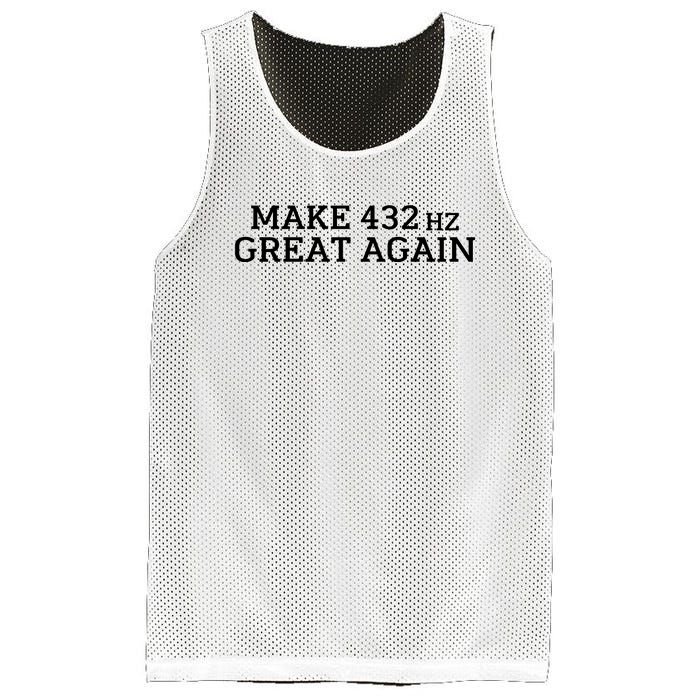 Make 432Hz Great Again Mesh Reversible Basketball Jersey Tank