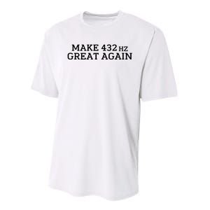 Make 432Hz Great Again Performance Sprint T-Shirt