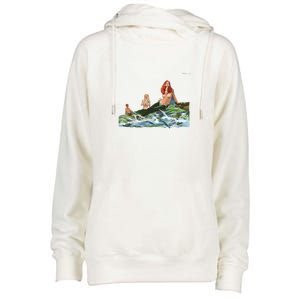 Mermaids # 4 Womens Funnel Neck Pullover Hood