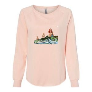 Mermaids # 4 Womens California Wash Sweatshirt