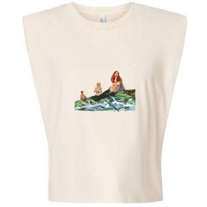 Mermaids # 4 Garment-Dyed Women's Muscle Tee