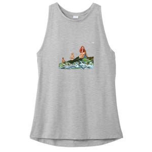 Mermaids # 4 Ladies PosiCharge Tri-Blend Wicking Tank