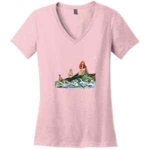 Mermaids # 4 Women's V-Neck T-Shirt