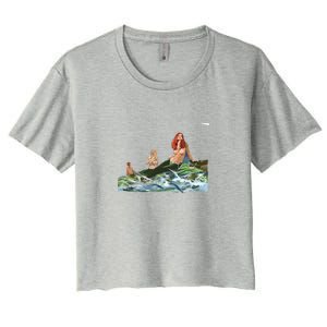 Mermaids # 4 Women's Crop Top Tee