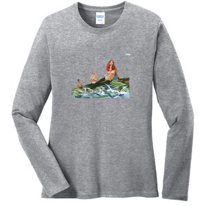 Mermaids # 4 Ladies Long Sleeve Shirt