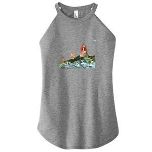 Mermaids # 4 Women's Perfect Tri Rocker Tank