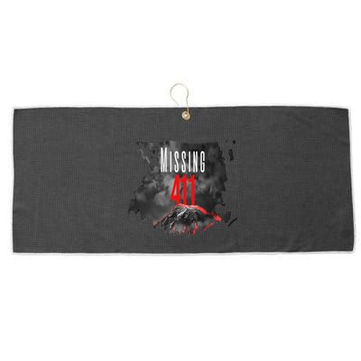 Missing 411 Large Microfiber Waffle Golf Towel