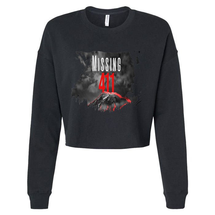 Missing 411 Cropped Pullover Crew