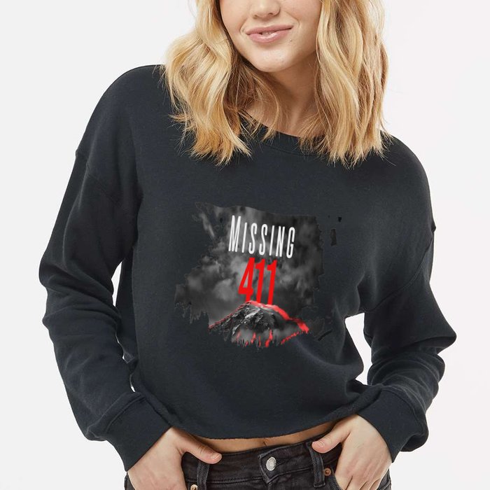 Missing 411 Cropped Pullover Crew