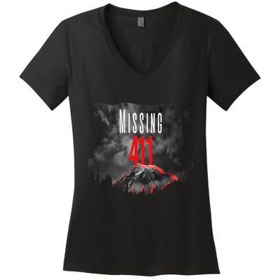 Missing 411 Women's V-Neck T-Shirt