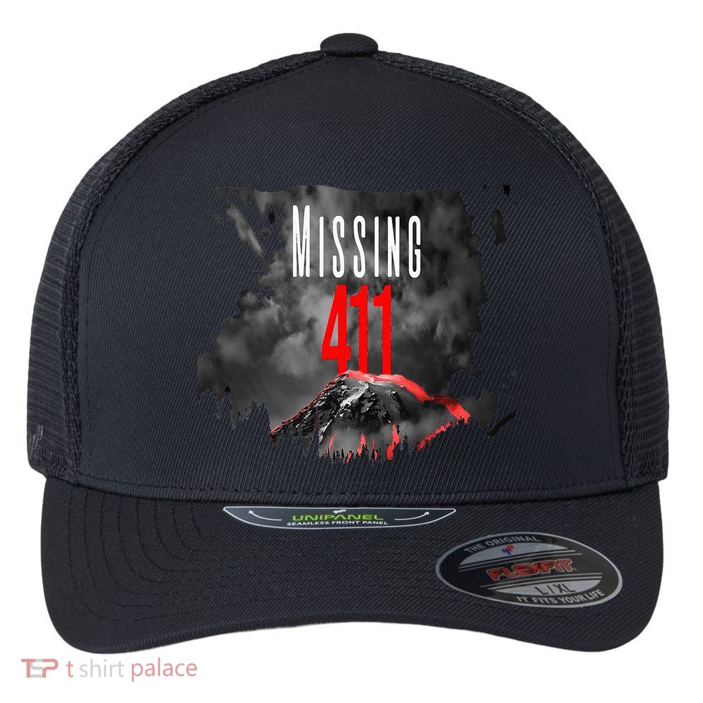 Missing 411 Flexfit Unipanel Trucker Cap
