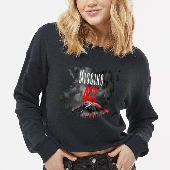 Missing 411 Cropped Pullover Crew
