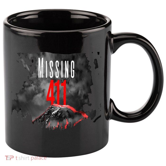 Missing 411 11oz C Handle Ceramic Mug