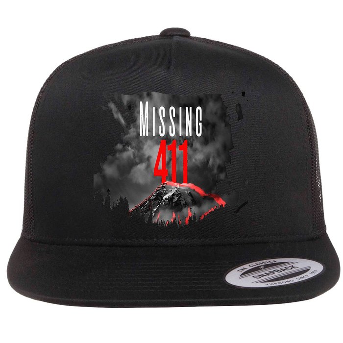 Missing 411 Flat Bill Trucker Hat