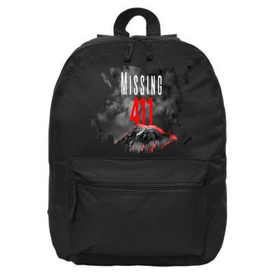 Missing 411 16 in Basic Backpack