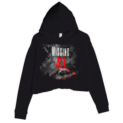 Missing 411 Crop Fleece Hoodie