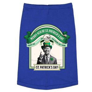 Merry 4th Of St PatrickS Day Joe Biden Leprechaun Hat Gift Doggie Tank