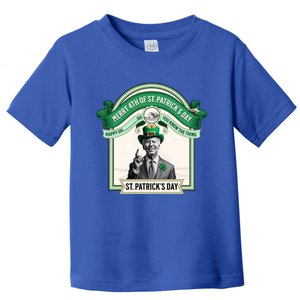 Merry 4th Of St PatrickS Day Joe Biden Leprechaun Hat Gift Toddler T-Shirt