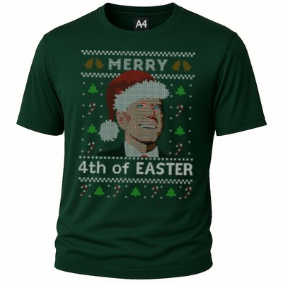 Merry 4th Of Easter Funny Biden Confusion Ugly Christmas Performance Shirt