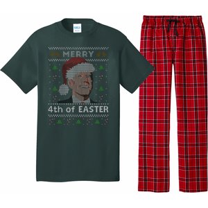 Merry 4th Of Easter Funny Biden Confusion Ugly Christmas Pajama Set