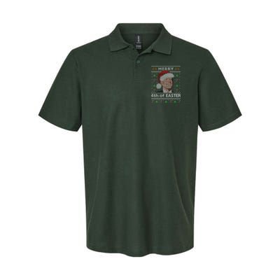 Merry 4th Of Easter Funny Biden Confusion Ugly Christmas Polo