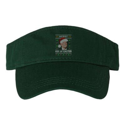 Merry 4th Of Easter Funny Biden Confusion Ugly Christmas Visor