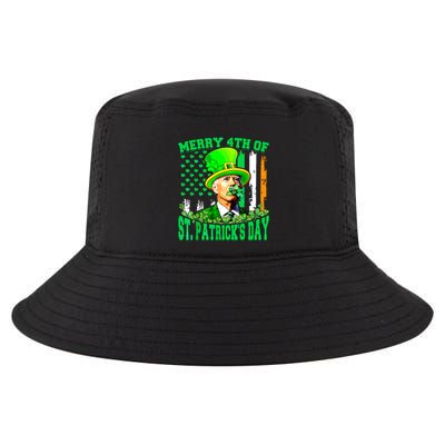 Merry 4th Of St Patricks Day Joe Biden Funny Cool Comfort Performance Bucket Hat