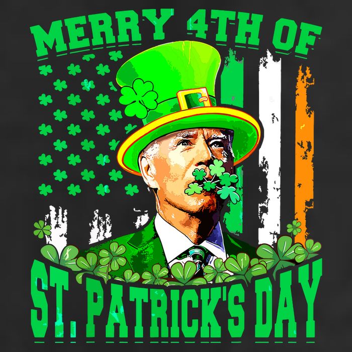 Merry 4th Of St Patricks Day Joe Biden Funny Cool Comfort Performance Bucket Hat