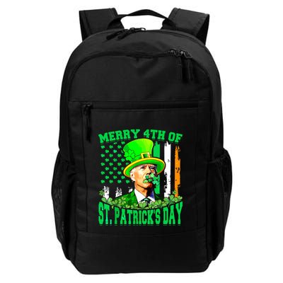 Merry 4th Of St Patricks Day Joe Biden Funny Backpack