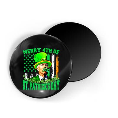 Merry 4th Of St Patricks Day Joe Biden Funny Magnet