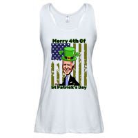 Merry 4th Of St Patricks Day Joe Biden Leprechaun Hat Ladies Essential Flowy Tank