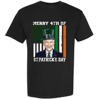 Merry 4th Of Stpatricks Day Joe Biden St Patricks Day Garment-Dyed Heavyweight T-Shirt