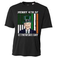 Merry 4th Of Stpatricks Day Joe Biden St Patricks Day Cooling Performance Crew T-Shirt