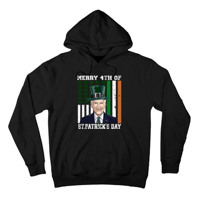 Merry 4th Of Stpatricks Day Joe Biden St Patricks Day Hoodie