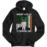 Merry 4th Of Stpatricks Day Joe Biden St Patricks Day Tie Dye Hoodie