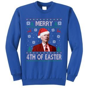 Merry 4th Of Easter Funny Joe Biden Christmas Ugly Sweater Great Gift Sweatshirt