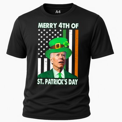 Merry 4th Of St Patrick's Day Confused Joe Biden Funny Performance Shirt