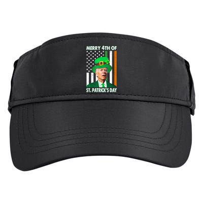 Merry 4th Of St Patrick's Day Confused Joe Biden Funny Adult Drive Performance Visor