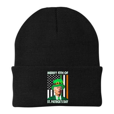 Merry 4th Of St Patrick's Day Confused Joe Biden Funny Beanie
