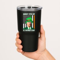 Merry 4th Of St Patrick's Day Confused Joe Biden Funny Tumbler