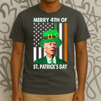Merry 4th Of St Patrick's Day Confused Joe Biden Funny T-Shirt