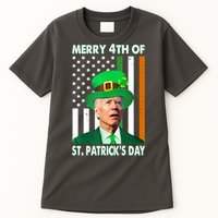 Merry 4th Of St Patrick's Day Confused Joe Biden Funny Tall T-Shirt