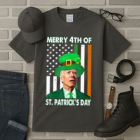 Merry 4th Of St Patrick's Day Confused Joe Biden Funny Tall T-Shirt