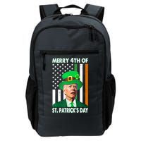 Merry 4th Of St Patrick's Day Confused Joe Biden Funny Backpack