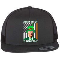 Merry 4th Of St Patrick's Day Confused Joe Biden Funny Flatbill Hat