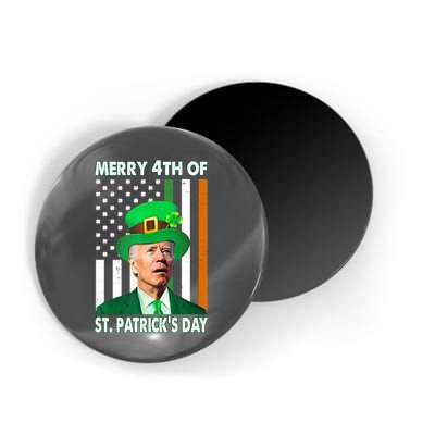 Merry 4th Of St Patrick's Day Confused Joe Biden Funny Magnet