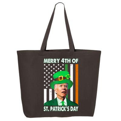 Merry 4th Of St Patrick's Day Confused Joe Biden Funny 25L Jumbo Tote