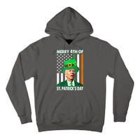 Merry 4th Of St Patrick's Day Confused Joe Biden Funny Tall Hoodie