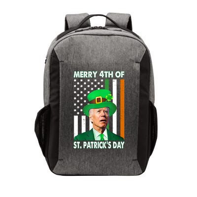 Merry 4th Of St Patrick's Day Confused Joe Biden Funny Vector Backpack